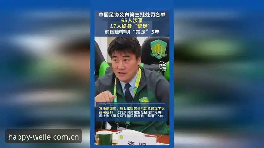 微乐账号怎么注册 中国足协第三批禁足名单出炉:行业震荡背后的体育生态深度评测